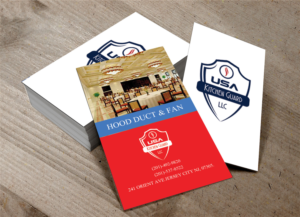 Business Card Design by Pixi Dust for USA Kitchen Guard LLC | Design: #7111897