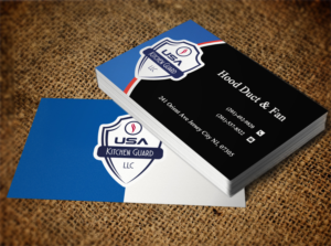 Business Card Design by Pixi Dust for USA Kitchen Guard LLC | Design: #7111915