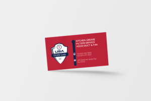 Business Card Design by isabel paoli for USA Kitchen Guard LLC | Design: #7116838