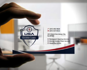 Business Card Design by Stylez Designz for USA Kitchen Guard LLC | Design: #7261382