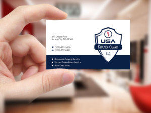 Business Card Design by Creations Box 2015 for USA Kitchen Guard LLC | Design: #7115915