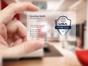 Business Card Design by Creations Box 2015 for USA Kitchen Guard LLC | Design: #7115917