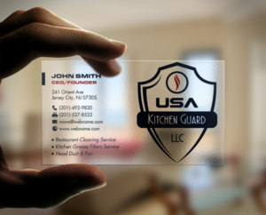 Business Card Design by chandrayaan.creative for USA Kitchen Guard LLC | Design: #7114745