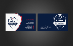 Business Card Design by chandrayaan.creative for USA Kitchen Guard LLC | Design: #7114751