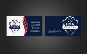 Business Card Design by chandrayaan.creative for USA Kitchen Guard LLC | Design: #7114752