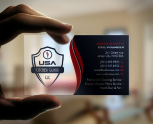Business Card Design by chandrayaan.creative for USA Kitchen Guard LLC | Design: #7114756