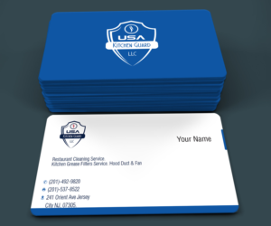 Business Card Design by dezignlab2015 for USA Kitchen Guard LLC | Design: #7244784