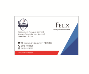 Business Card Design by vendrakwan for USA Kitchen Guard LLC | Design #7157996