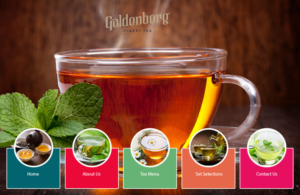 Web Design par kranthi.siriit pour Goldenberg Finest Tea | Design : #7130187