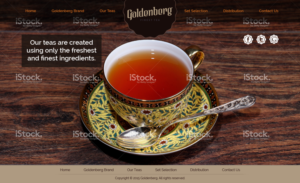 Diseño Web por Sujit Banerjee para Goldenberg Finest Tea | Diseño: #7129051
