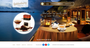 Web Design par snj.nandi pour Goldenberg Finest Tea | Design : #7167801