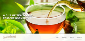 Diseño Web por Roy para Goldenberg Finest Tea | Diseño #7155617