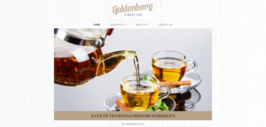 Web Design par Roy pour Goldenberg Finest Tea | Design : #7155628