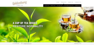 Web Design par Roy pour Goldenberg Finest Tea | Design : #7162390