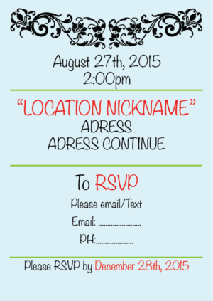 Invitation Design by Zac Lynn