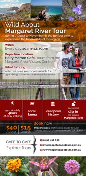 'Wild About Margaret River' Flyer | Flyer Design by alessandroevge