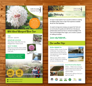 'Wild About Margaret River' Flyer | Flyer Design by sun_design