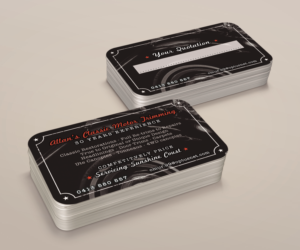 Business Card Design for Classic Car Motor Upholsterer | Diseño de Tarjeta de Presentación por R M