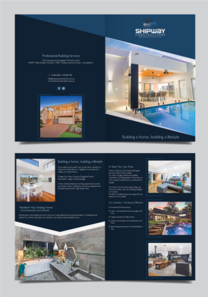 Design de Brochure par alex989 pour Shipway Constructions | Design : #11849569