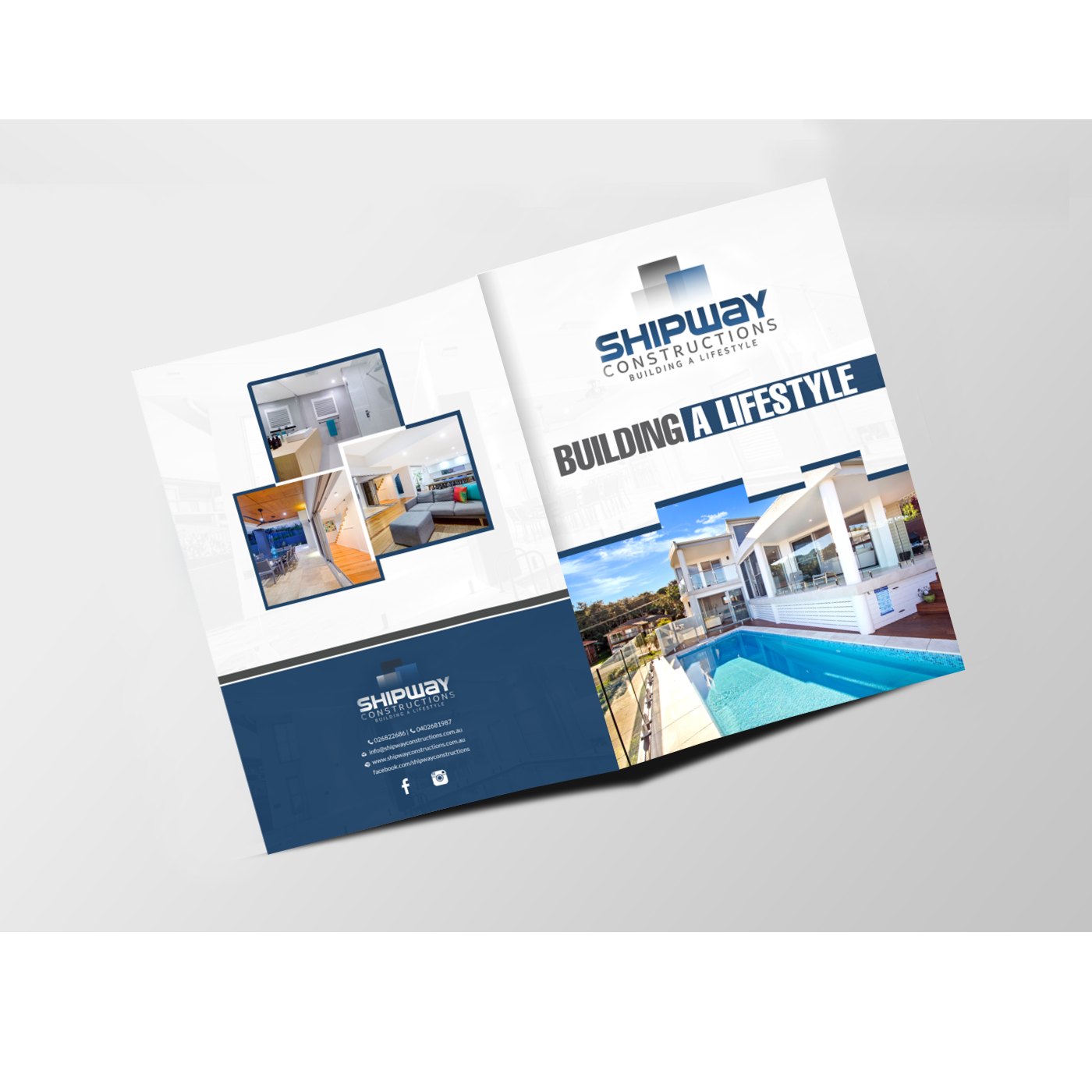 Brochure Design by debdesign for Shipway Constructions | Design #11880819