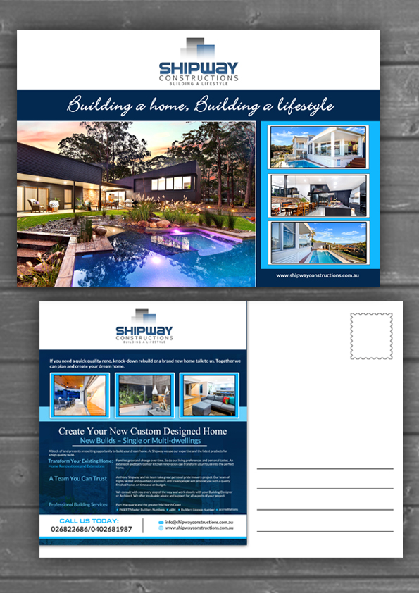 Brochure Design by creative.bugs for Shipway Constructions | Design #11878893