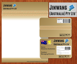 Business Card Design by harpcab for Jinwang (Australia) Pty Ltd | Design: #1829439