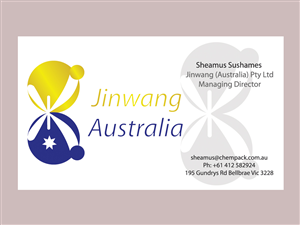 Business Card Design by Sandaru for Jinwang (Australia) Pty Ltd | Design: #1856434