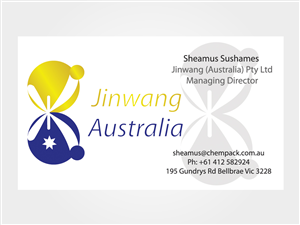Business Card Design by Sandaru for Jinwang (Australia) Pty Ltd | Design: #1857124