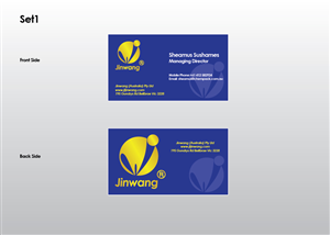Business Card Design by inGenious for Jinwang (Australia) Pty Ltd | Design: #1849537