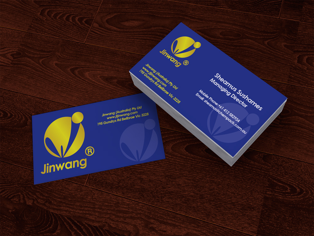 Business Card Design by inGenious for Jinwang (Australia) Pty Ltd | Design #1849551