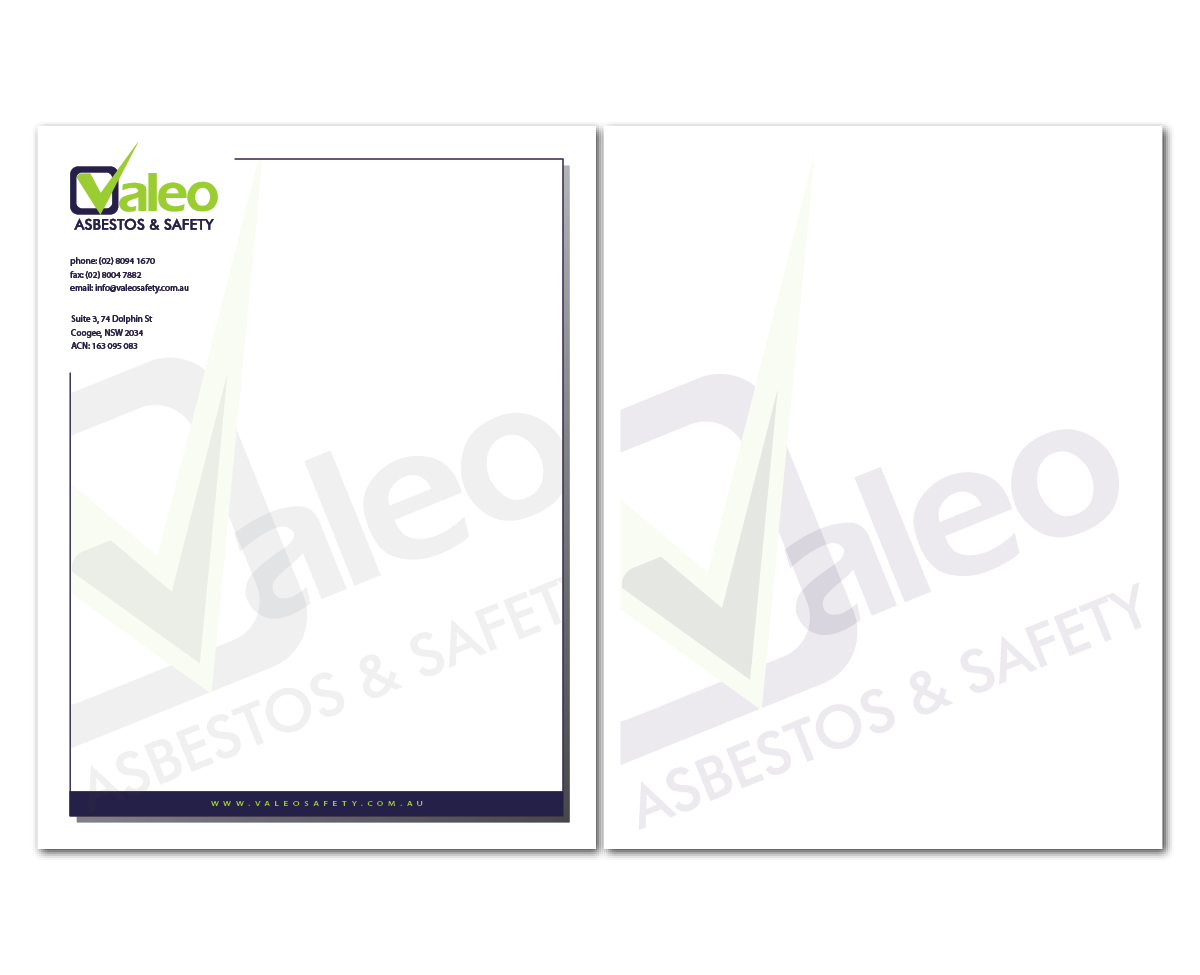 Design En-Tête par Boxcanyon Design pour Valeo Asbestos & Safety | Design #1831205