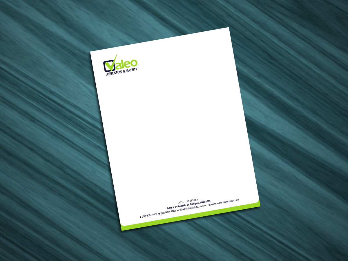 Design En-Tête par ChizZech pour Valeo Asbestos & Safety | Design #1838214