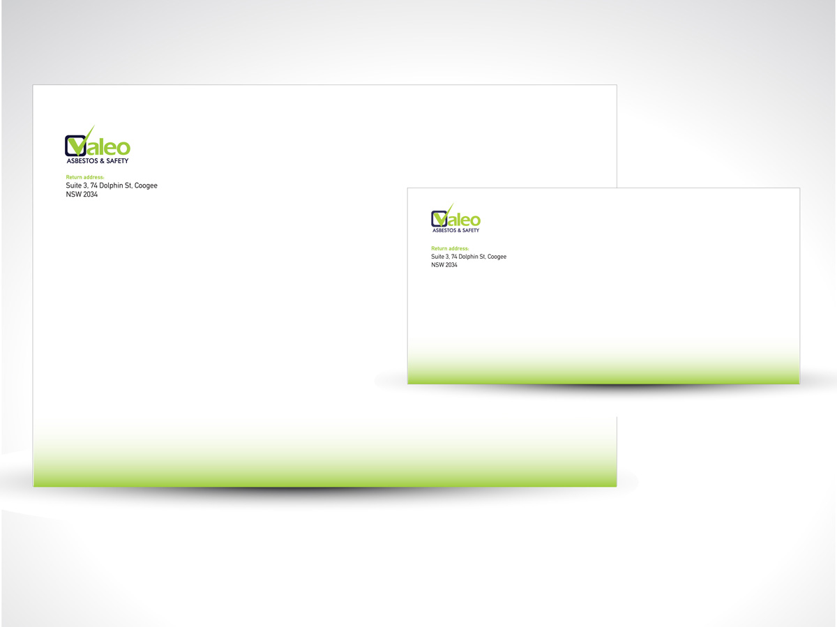 Diseño de Sobre por Regina_T para Valeo Asbestos & Safety | Diseño #1827697