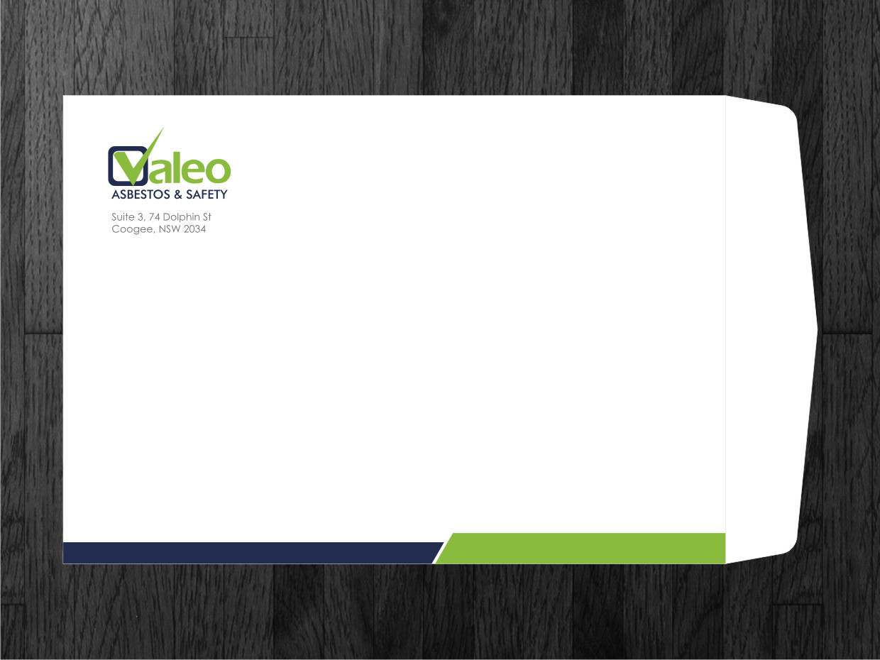 Briefumschlag-Design von Atvento Graphics für Valeo Asbestos & Safety | Design #1847636
