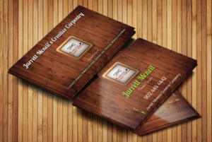 Visitenkarten-Design von Akaram Advertising für Jarrett Mcneil''s Creative Carpentry | Design: #7127144