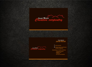 Visitenkarten-Design von vermosys für Jarrett Mcneil''s Creative Carpentry | Design: #7122493