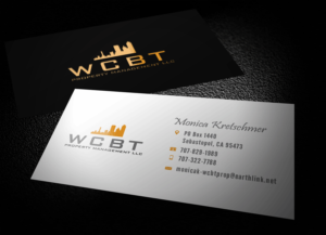 Business Card Design by Riz' for WCBT Property Management LLC | Design: #7309238
