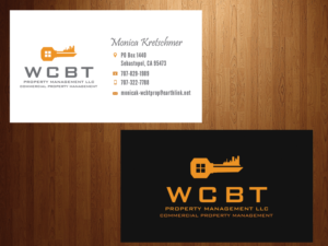 Business Card Design by Riz' for WCBT Property Management LLC | Design: #7331409