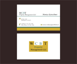 Business Card Design by Axaviy Design for WCBT Property Management LLC | Design: #7166212