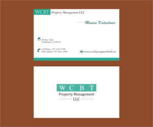 Business Card Design by Axaviy Design for WCBT Property Management LLC | Design: #7184624