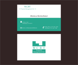 Business Card Design by Axaviy Design for WCBT Property Management LLC | Design: #7189051