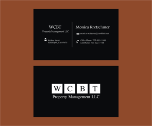 Business Card Design by Axaviy Design for WCBT Property Management LLC | Design: #7198284