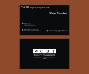 Business Card Design by Axaviy Design for WCBT Property Management LLC | Design: #7198295