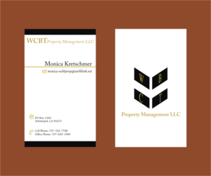 Business Card Design by Axaviy Design for WCBT Property Management LLC | Design: #7198314