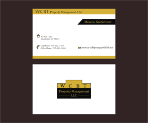 Business Card Design by Axaviy Design for WCBT Property Management LLC | Design: #7269938