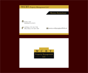Business Card Design by Axaviy Design for WCBT Property Management LLC | Design: #7269945