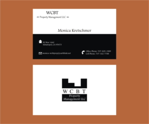 Business Card Design by Axaviy Design for WCBT Property Management LLC | Design: #7269960