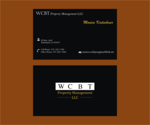Business Card Design by Axaviy Design for WCBT Property Management LLC | Design: #7269979
