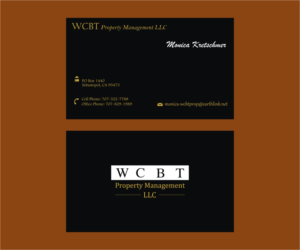 Business Card Design by Axaviy Design for WCBT Property Management LLC | Design: #7269991
