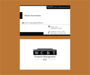 Business Card Design by Axaviy Design for WCBT Property Management LLC | Design: #7315304